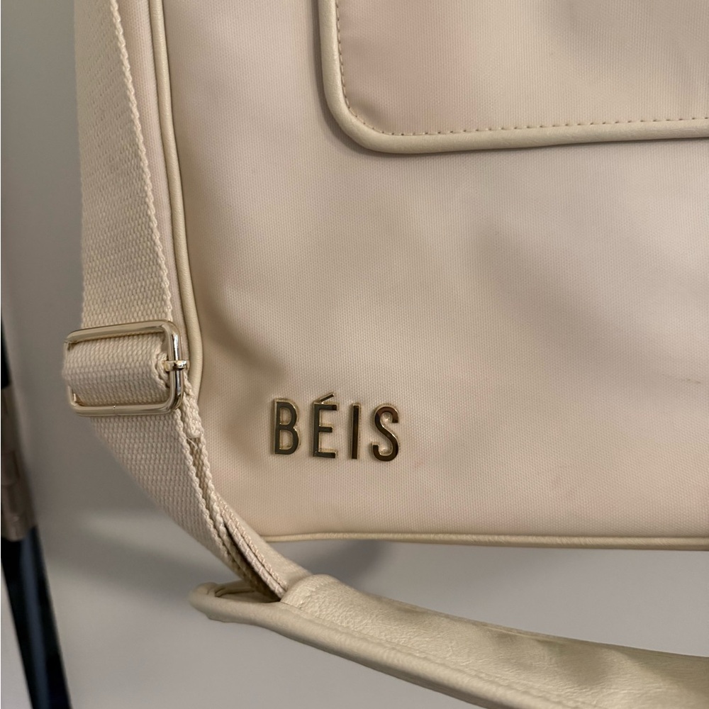 BEIS Light Cream Vertical Tote - Picture 4 of 6